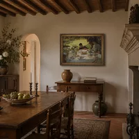 Breakfast in the Garden — Italian Villa