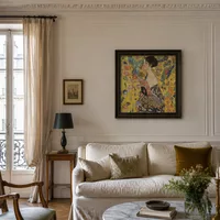 Lady with Fan — Paris Apartment