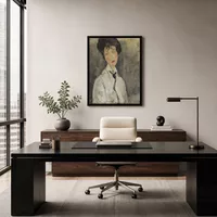 Woman with a Black Tie — Designer Office