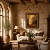 A Golden Beam — Italian Villa