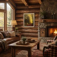 Autumn Gold — Mountain Cabin