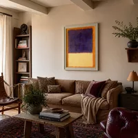 Red, Orange, Tan and Purple  — Art Collector Home