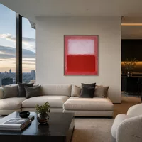 White Over Red — Luxury Penthouse