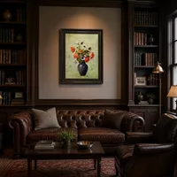 Anemones and Poppies in a Vase — Classic Library