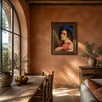 Self-portrait as a Female Martyr — Italian Villa