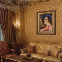 Self-portrait as a Female Martyr — Baroque Salon