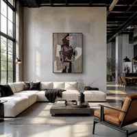 Harlequin with violin — Modern Loft
