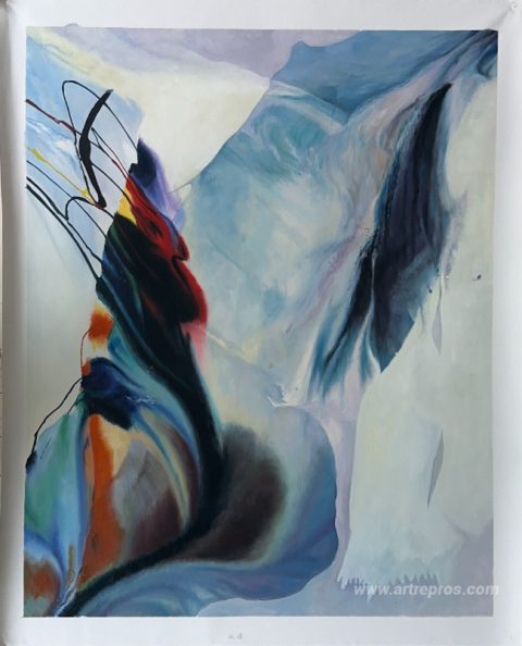 This painting, hand-painted by our artists