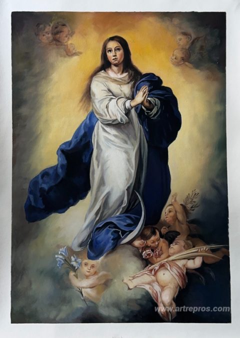 This painting, hand-painted by our artists