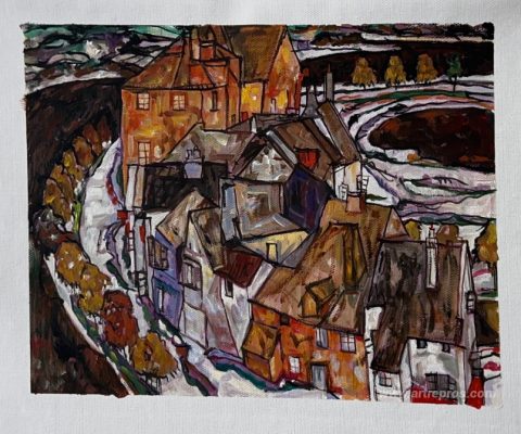 This painting, hand-painted by our artists