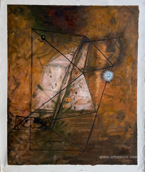 This painting, hand-painted by our artists
