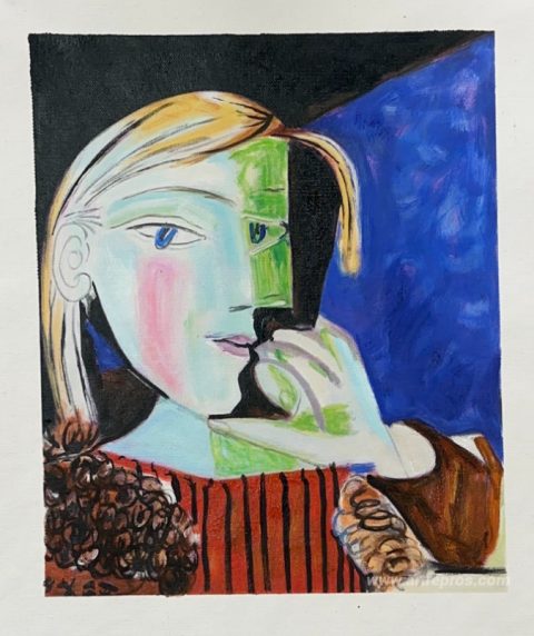 This painting, hand-painted by our artists