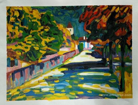 This painting, hand-painted by our artists