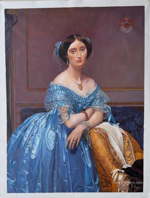 This painting, hand-painted by our artists