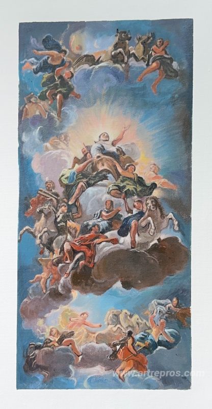 This painting, hand-painted by our artists