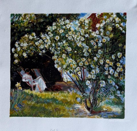 This painting, hand-painted by our artists