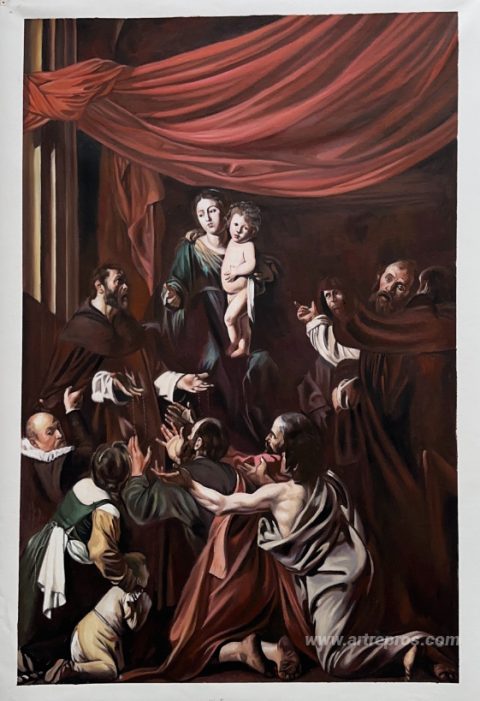 This painting, hand-painted by our artists