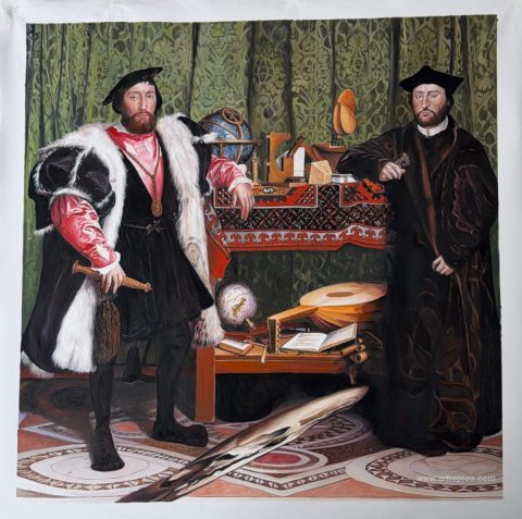 This painting, hand-painted by our artists