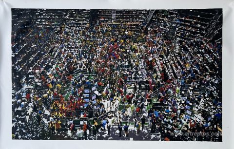 This painting, hand-painted by our artists