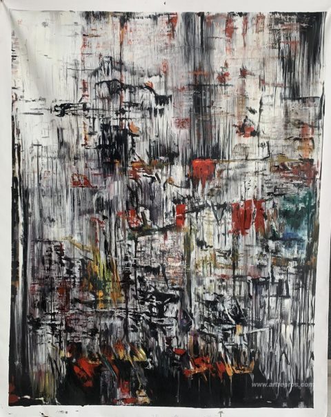 This painting, hand-painted by our artists