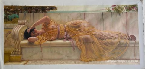 This painting, hand-painted by our artists
