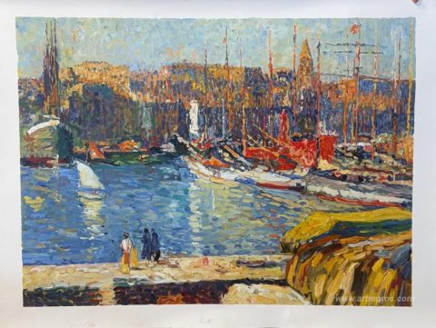 This painting, hand-painted by our artists