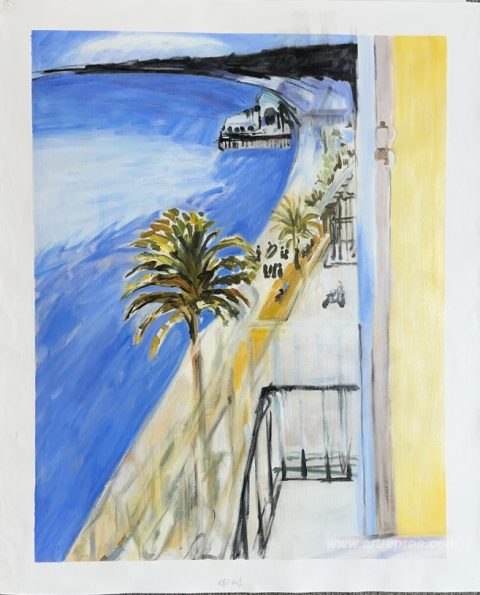 This painting, hand-painted by our artists