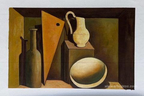 This painting, hand-painted by our artists