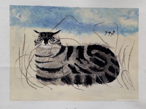 This painting, hand-painted by our artists