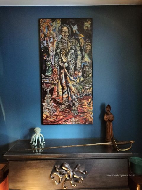 This painting, hand-painted by our artists