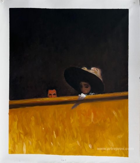 This painting, hand-painted by our artists
