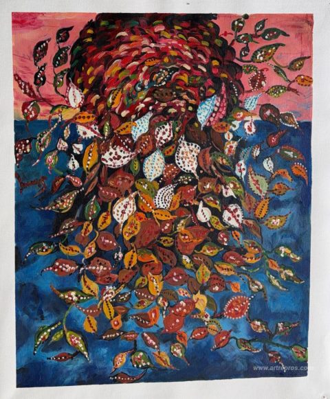 This painting, hand-painted by our artists