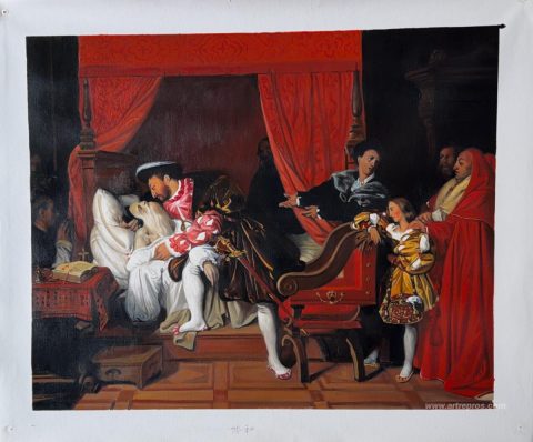 This painting, hand-painted by our artists