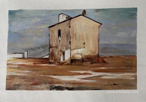 This painting, hand-painted by our artists