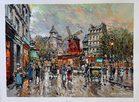 This painting, hand-painted by our artists