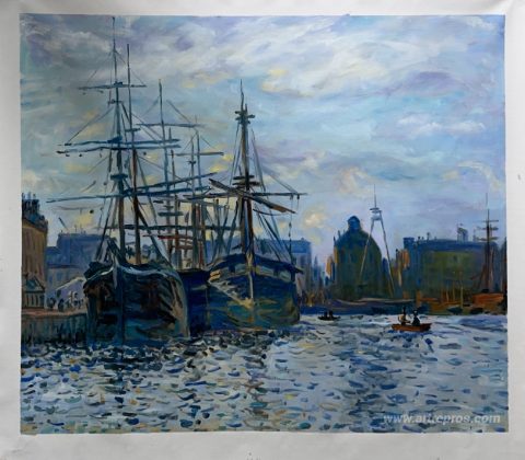 This painting, hand-painted by our artists