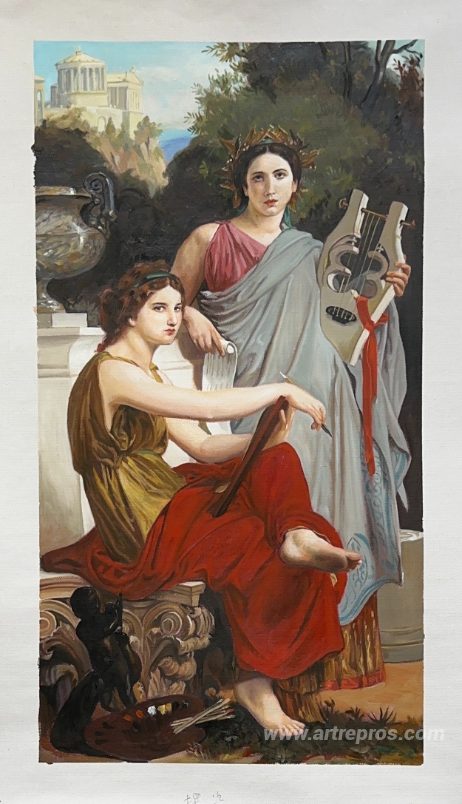 This painting, hand-painted by our artists