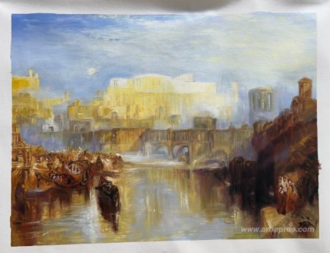 This painting, hand-painted by our artists