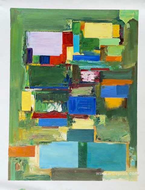 This painting, hand-painted by our artists