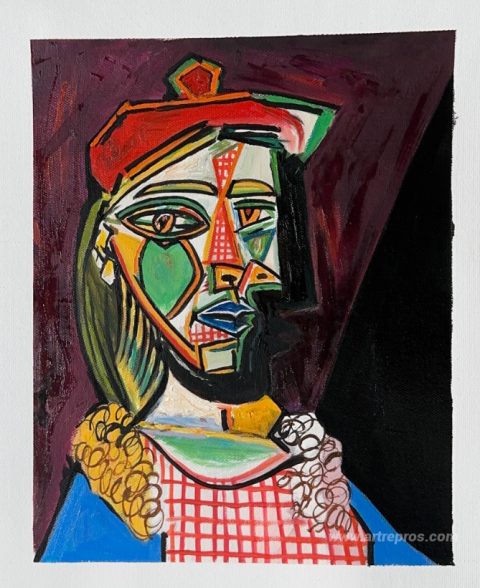 This painting, hand-painted by our artists
