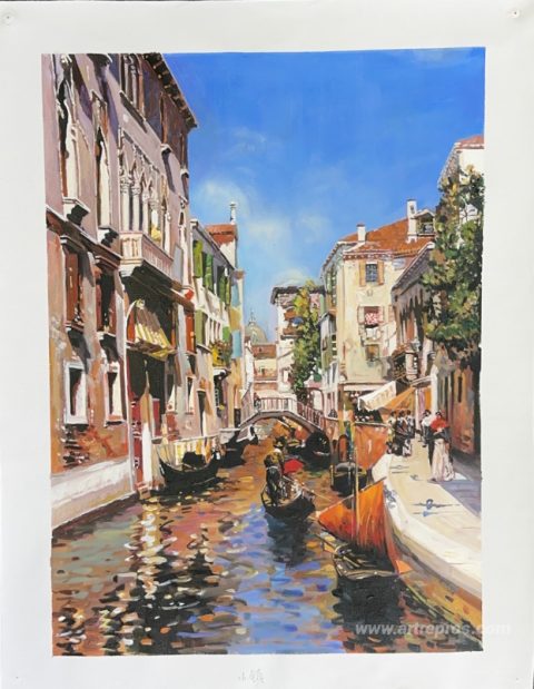 This painting, hand-painted by our artists