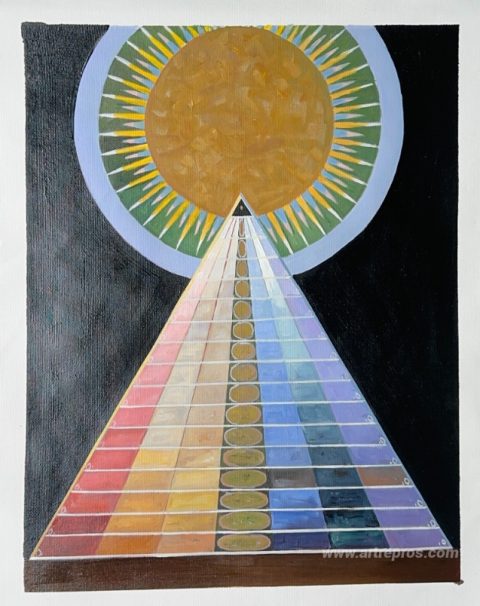 This painting, hand-painted by our artists