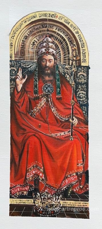 This painting, hand-painted by our artists