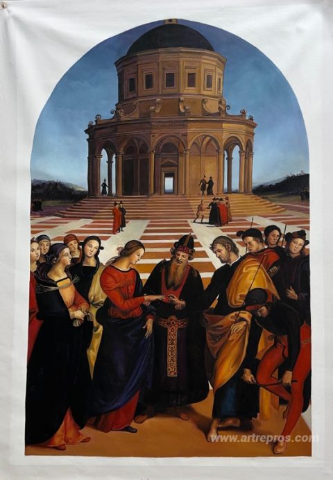 This painting, hand-painted by our artists