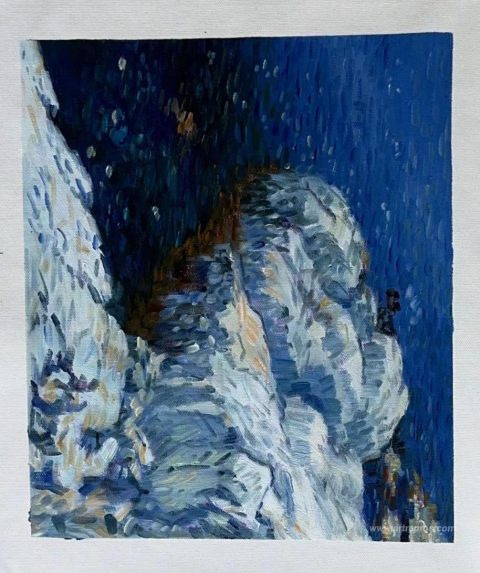 This painting, hand-painted by our artists