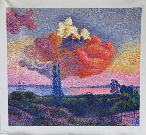 This painting, hand-painted by our artists