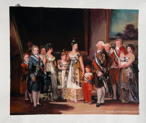 This painting, hand-painted by our artists