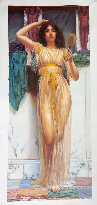 This painting, hand-painted by our artists