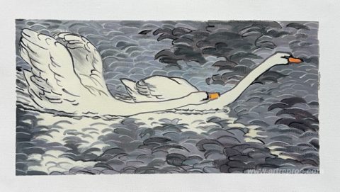 This painting, hand-painted by our artists