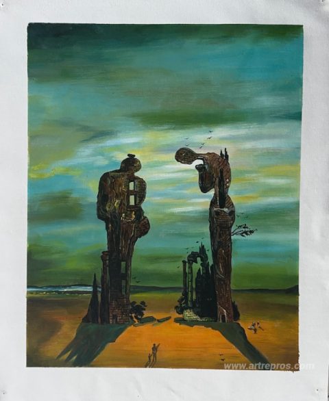 This painting, hand-painted by our artists